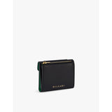 Bvlgari Serpenti Forever compact leather wallet with snakehead charm, UK version