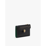 Bvlgari Serpenti Forever compact leather wallet with snakehead charm, UK version