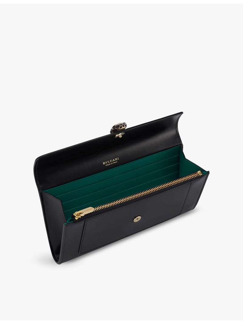 Bvlgari Serpenti Forever large leather wallet, UK version
