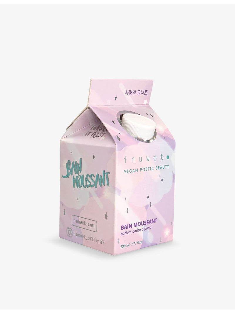 Inuwet cotton candy bath foam 230ml, imported from the UK