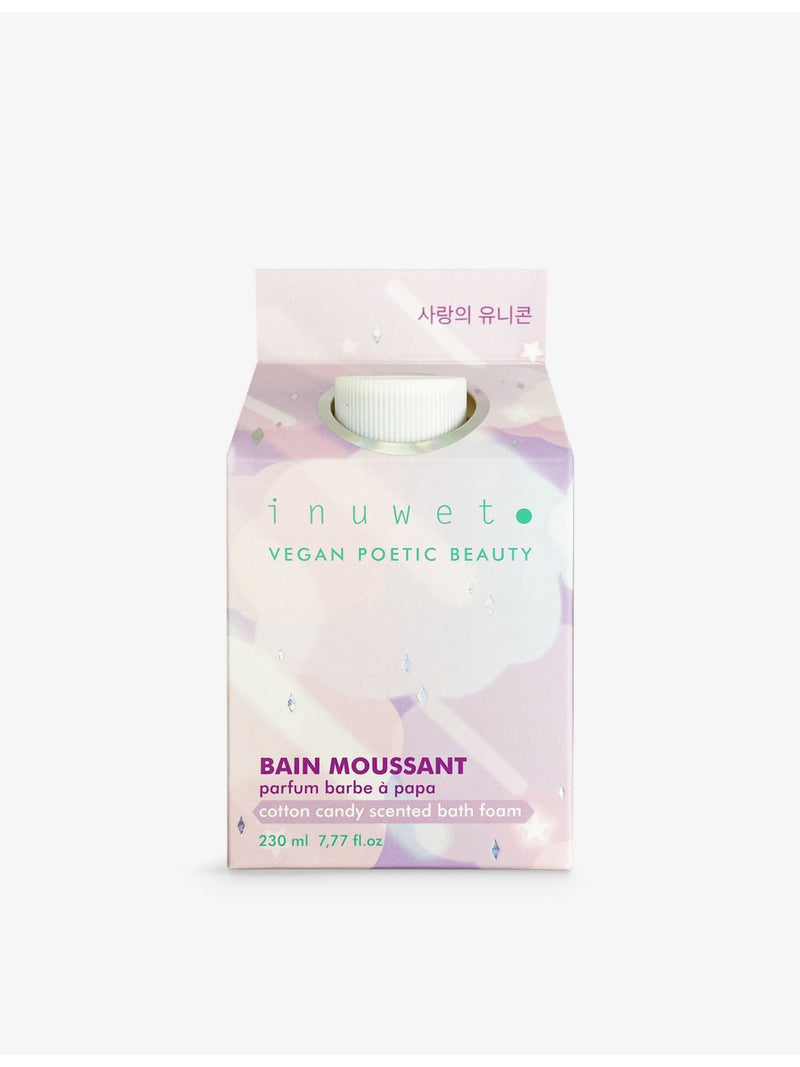 Inuwet cotton candy bath foam 230ml, imported from the UK