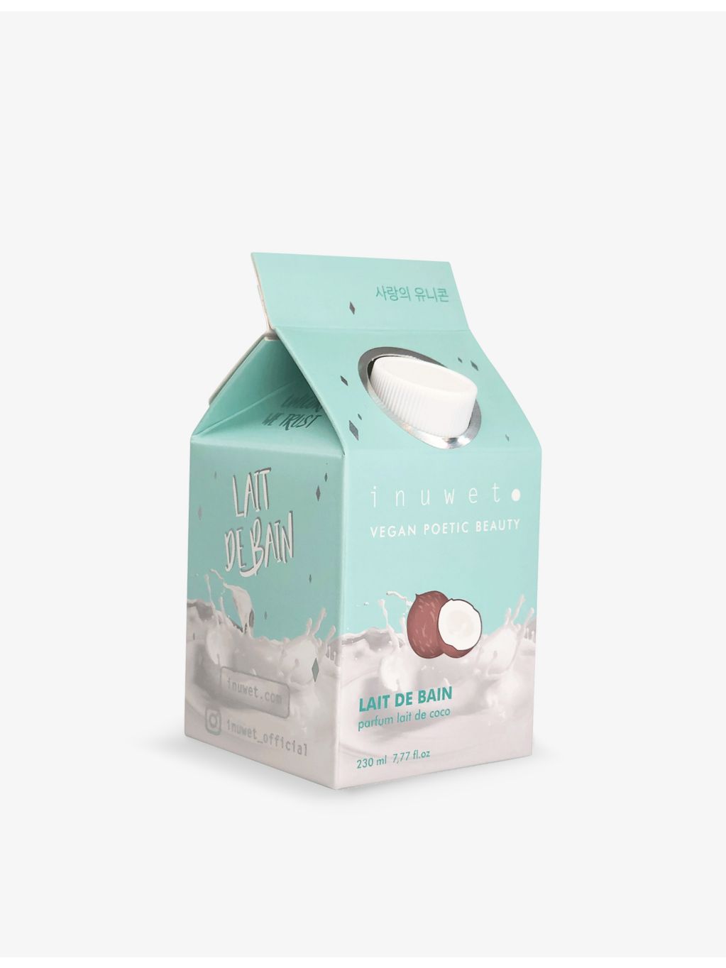 Inuwet kids coconut bath milk 230ml (British brand)
