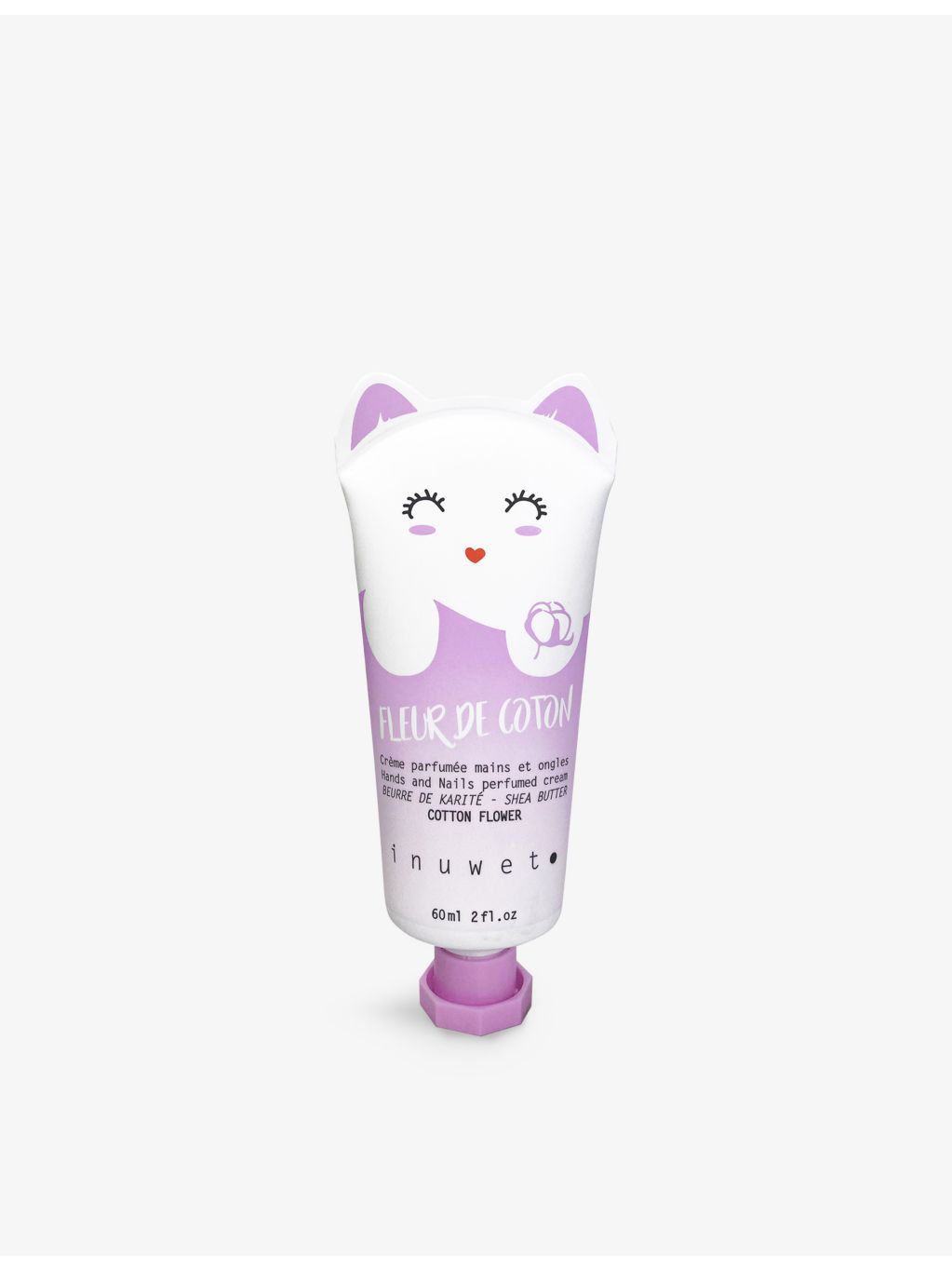 Inuwet cotton flower hand cream 60ml, imported from the UK