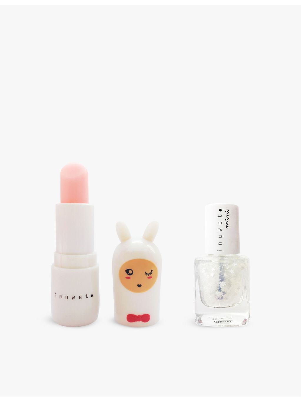 Inuwet kids duo nail polish with Cotton Candy lip balm, UK version