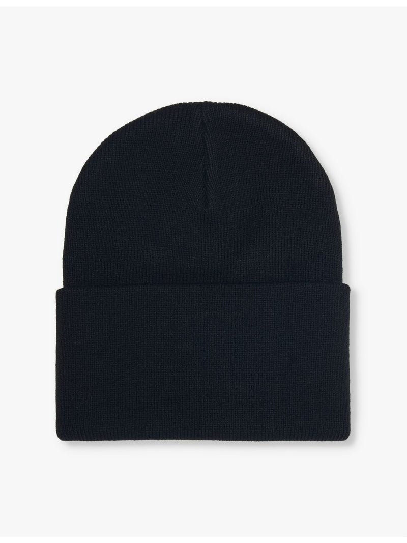 Carhartt WIP logo-patch knitted beanie hat in acrylic (British brand)
