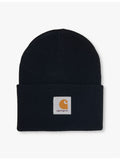 Carhartt WIP logo-patch knitted beanie hat in acrylic (British brand)