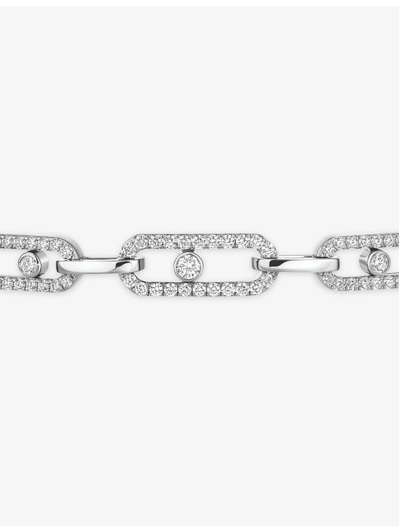 Messika 18ct white gold diamond necklace 1.70ct, imported from the UK
