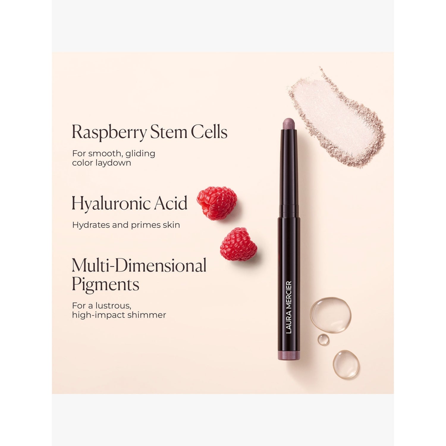 Laura Mercier Caviar shimmer eyeshadow stick 1.64g, UK version