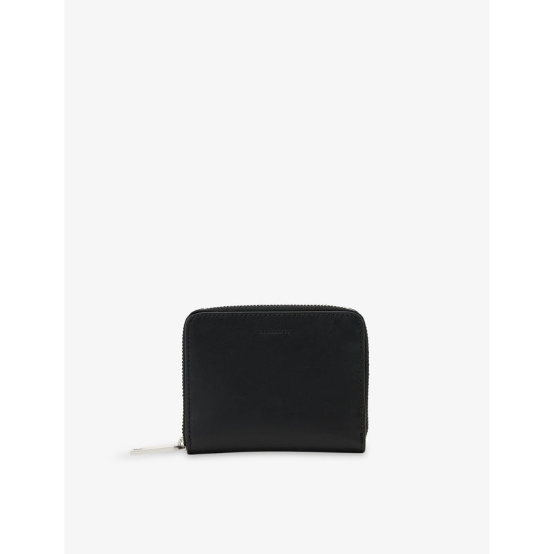 AllSaints Lena zipped leather wallet (British brand)