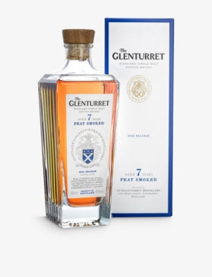 Glenturret Scotch whisky 10 year old peat smoked 700ml, UK version