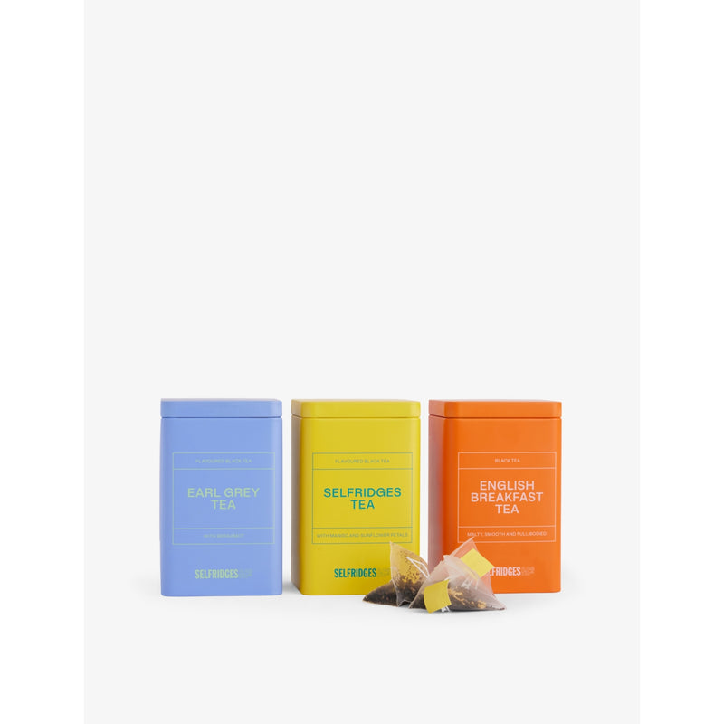 Selfridges Selection trio tea tins 2024 (British brand)