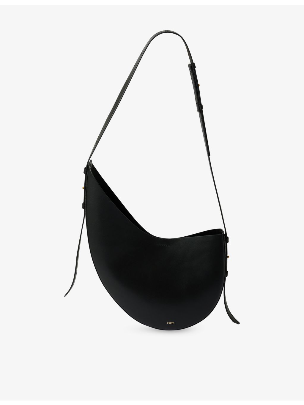 Soeur Winona logo-embossed leather shoulder bag, imported from the UK