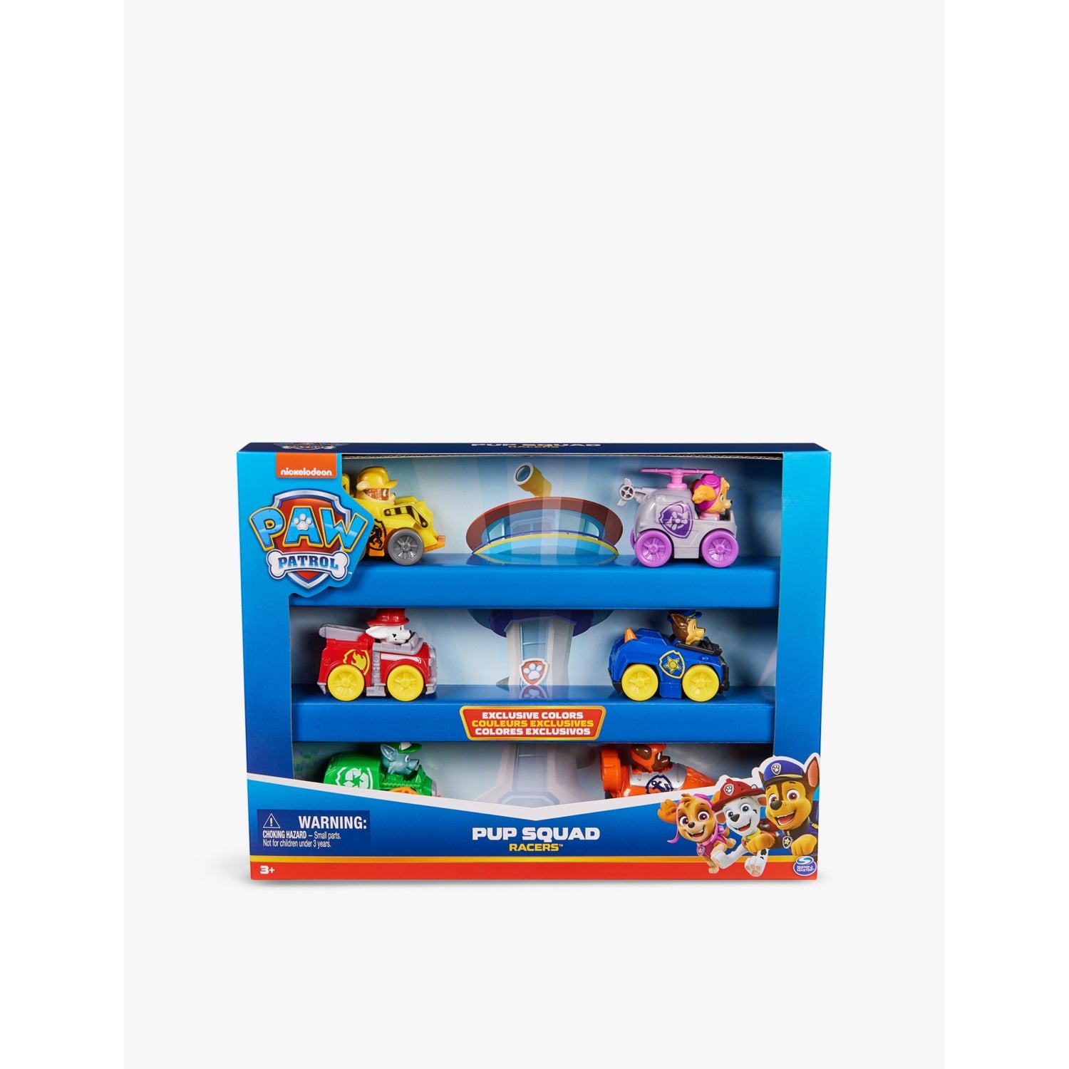 PAW Patrol Rescue Wheels Pup Squad toy vehicle set (British brand)