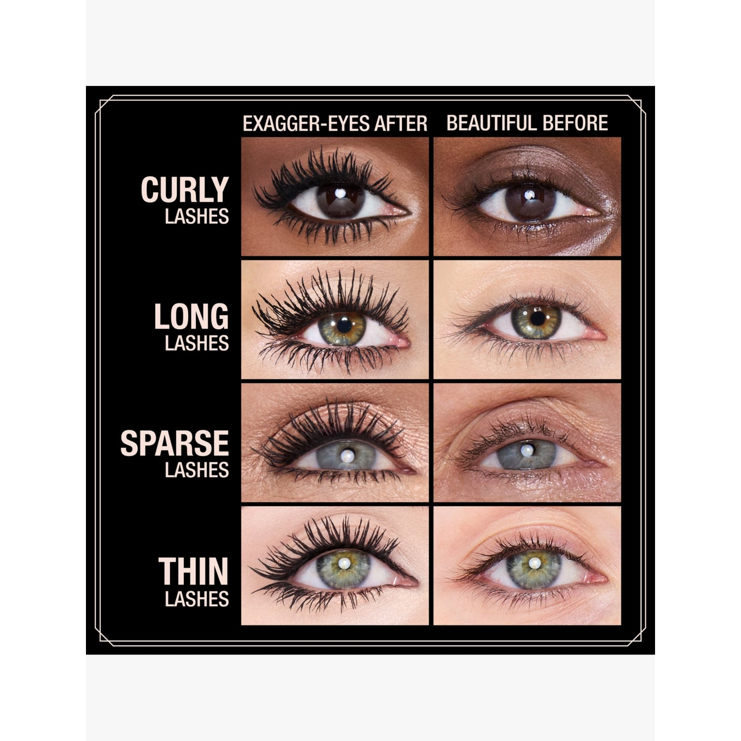 Charlotte Tilbury Exaggereyes Volume Travel mascara 4ml (British brand)