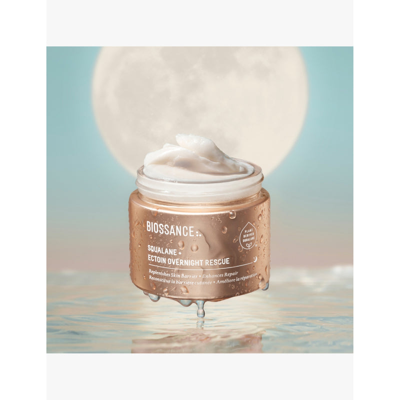 Biossance Squalane and Ectoin overnight rescue cream 50ml, UK version