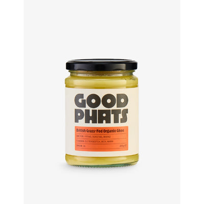 selfridges Good Phats British Grass-Fed Organic Ghee Clarified Butter 450g- Buy online at McGrocer