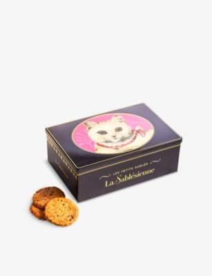 La Sablesienne Chat Blanc biscuit tin 250g (British brand)