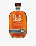 Elijah Craig 18-year single-barrel bourbon whisky 700ml (British brand)