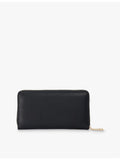 Dune Kelbey faux-leather wallet with logo print, UK version