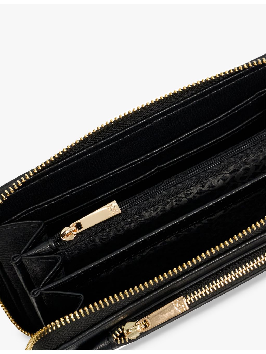 Dune Kelbey faux-leather wallet with logo print, UK version
