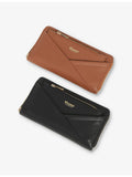 Dune Kelbey faux-leather wallet with logo print, UK version
