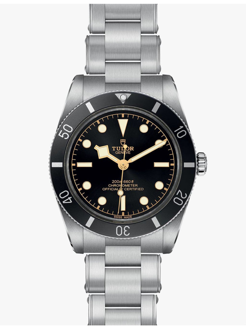 Tudor Black Bay stainless steel automatic watch 37mm - British product