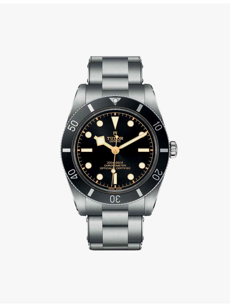 Tudor Black Bay stainless steel automatic watch 37mm - British product