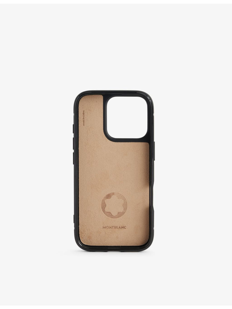 Montblanc leather phone case for iPhone 16 Pro Max, British product