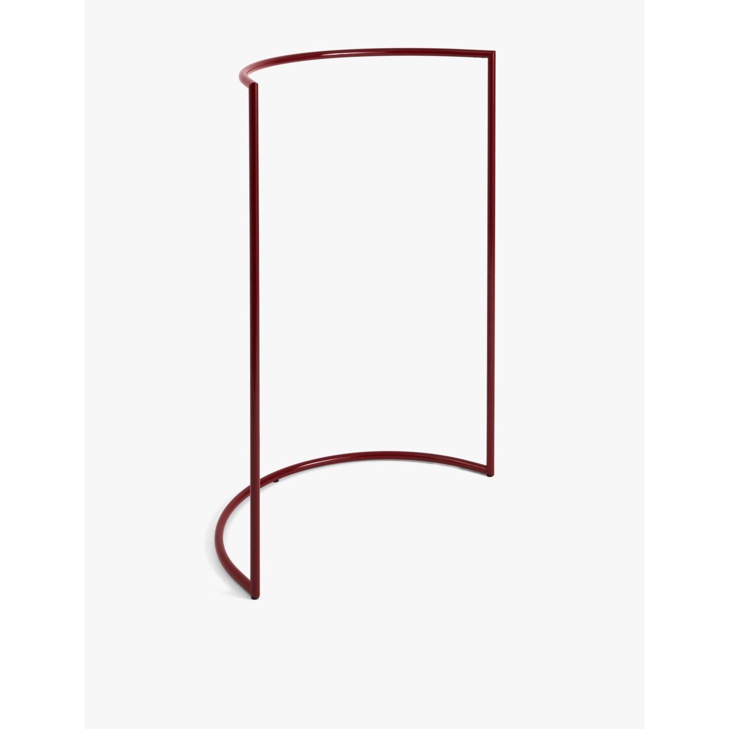 Colour C-shape steel rack 150cm x 54.5cm - BLACK