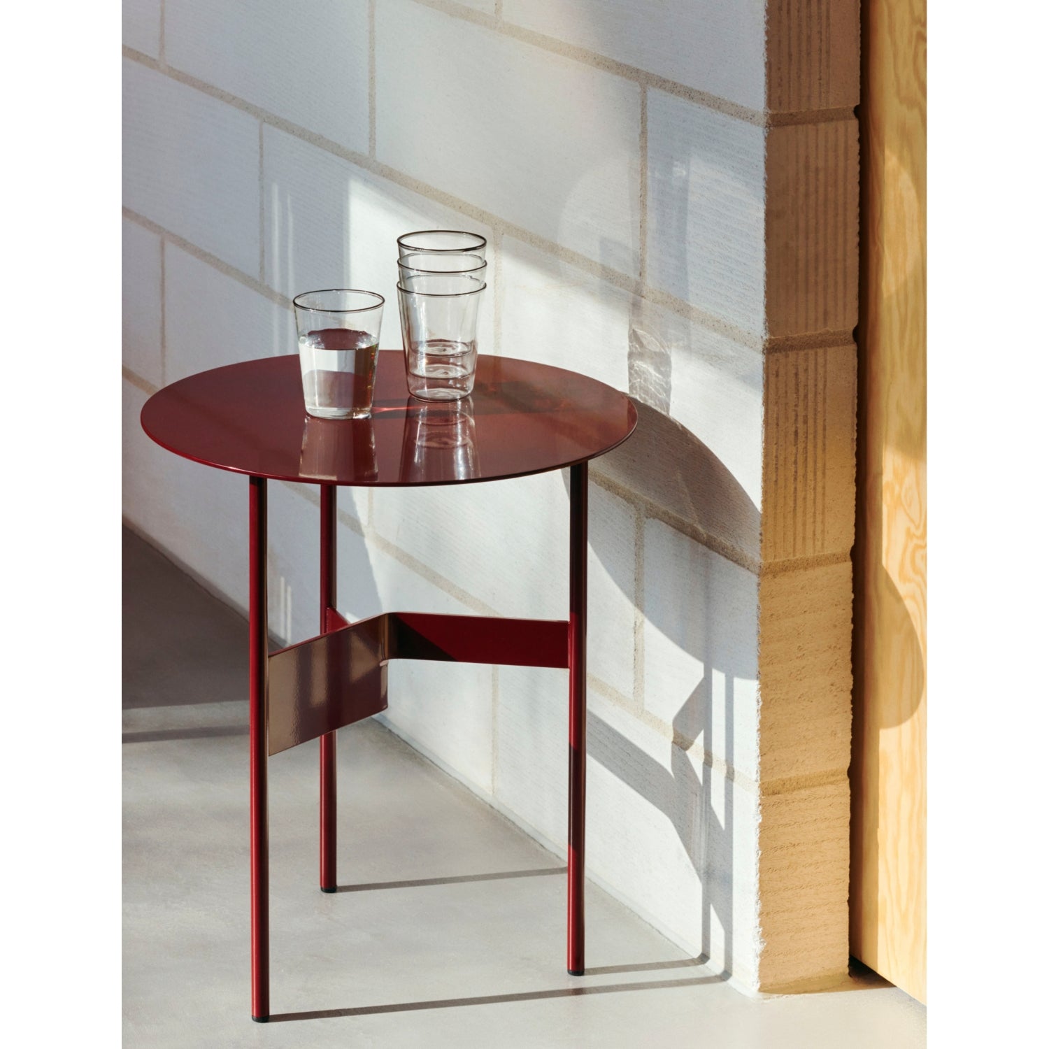 HAY round coffee table high gloss 51cm - British product