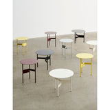 HAY Shim coated-steel coffee table 51cm - British product
