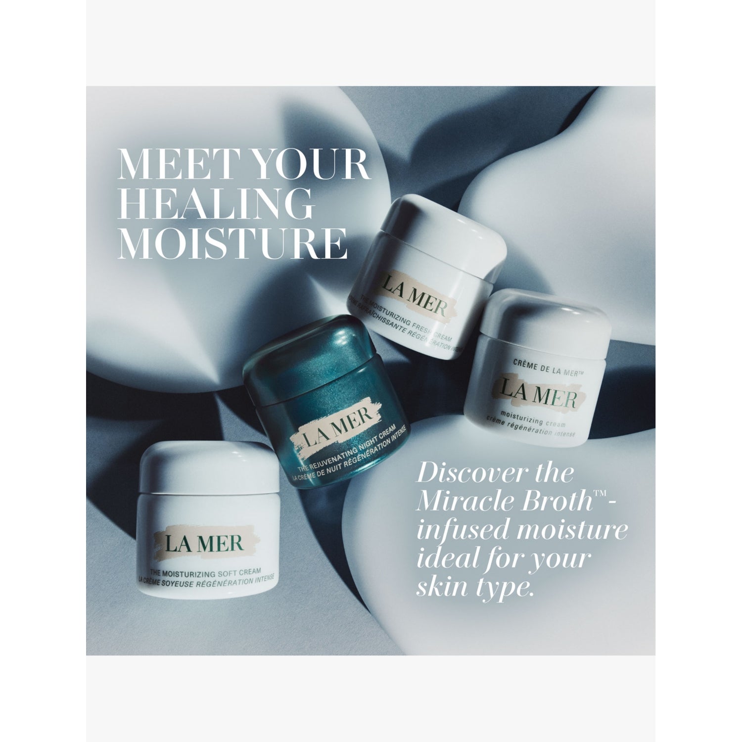 La Mer rejuvenating night cream, imported from the UK