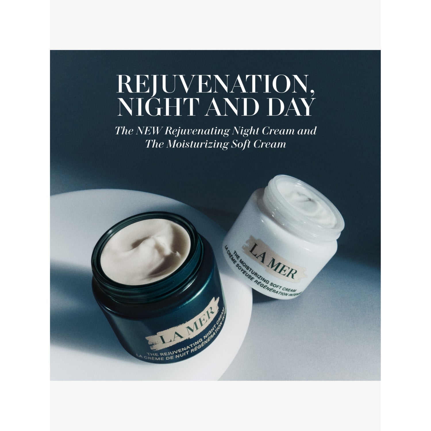 La Mer rejuvenating night cream, imported from the UK