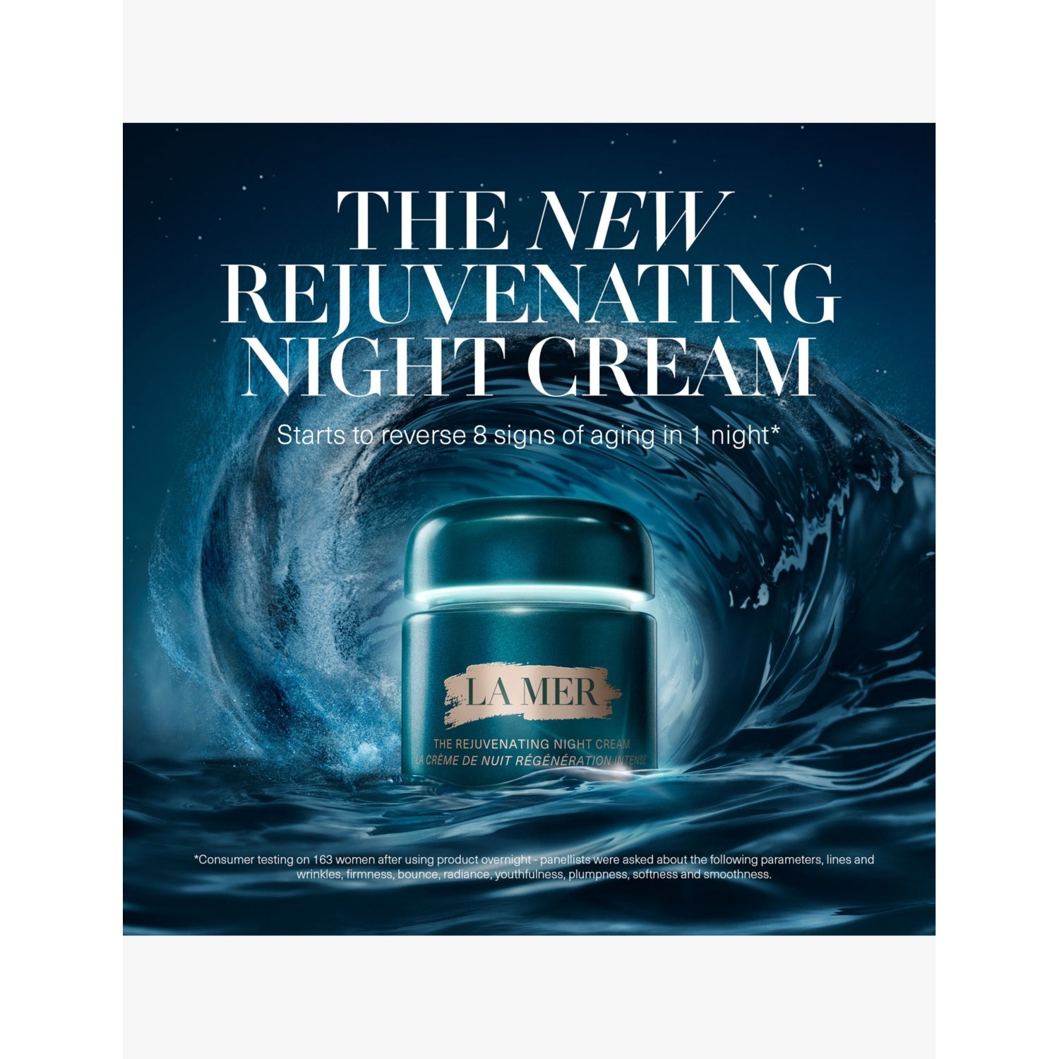 La Mer rejuvenating night cream, imported from the UK