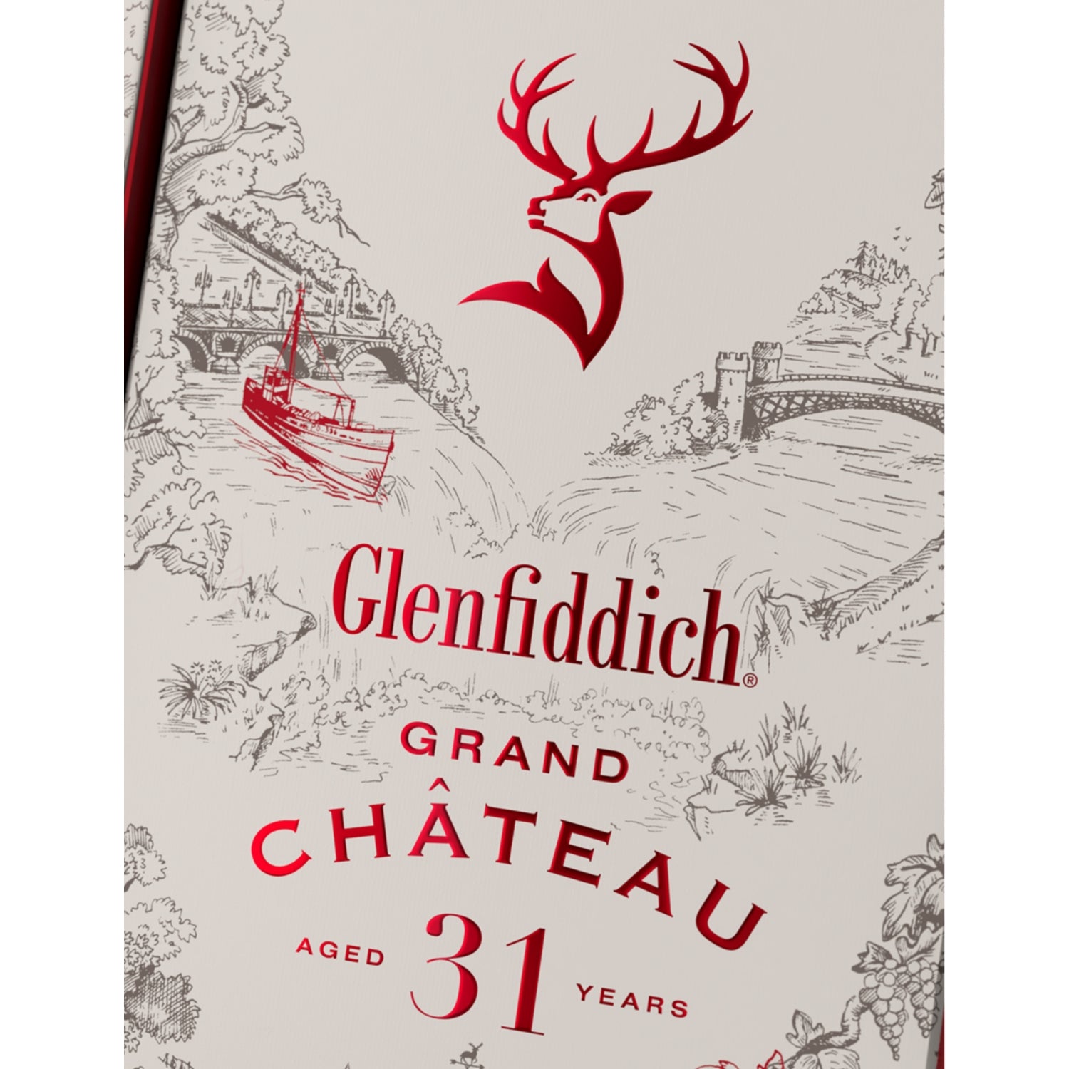 Glenfiddich Grand Chateau single malt Scotch whisky 700ml, imported from the UK
