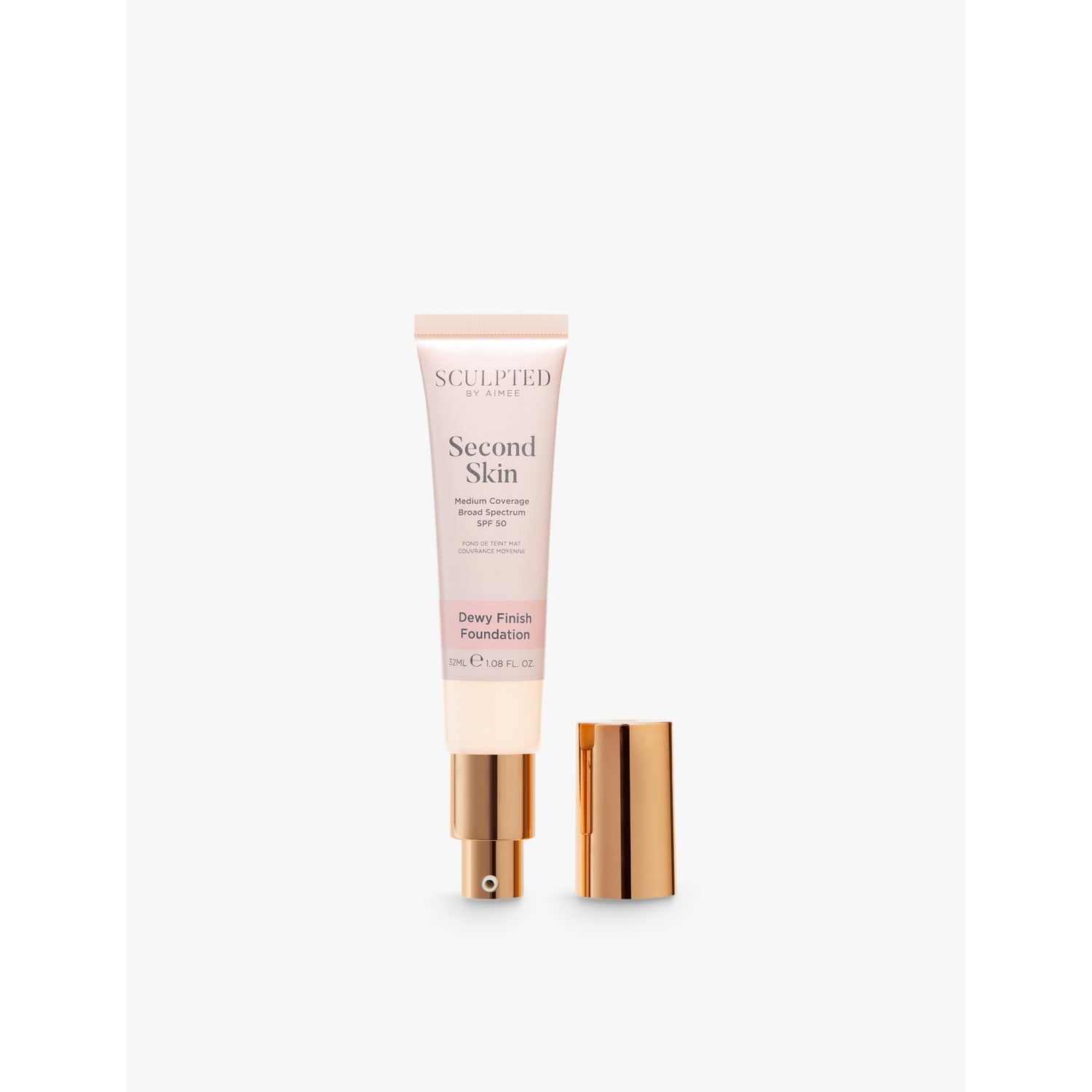 Sculpted by Aimee Second Skin dewy foundation 32ml, imported from the UK
