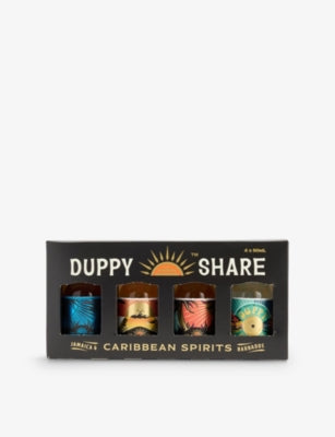 Duppy Share Jamaican rum gift set 4 x 50ml - British product