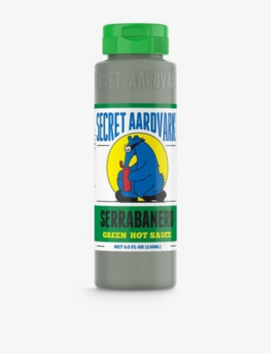 Secret Aardvark Serrabanero green hot sauce 236ml - British product