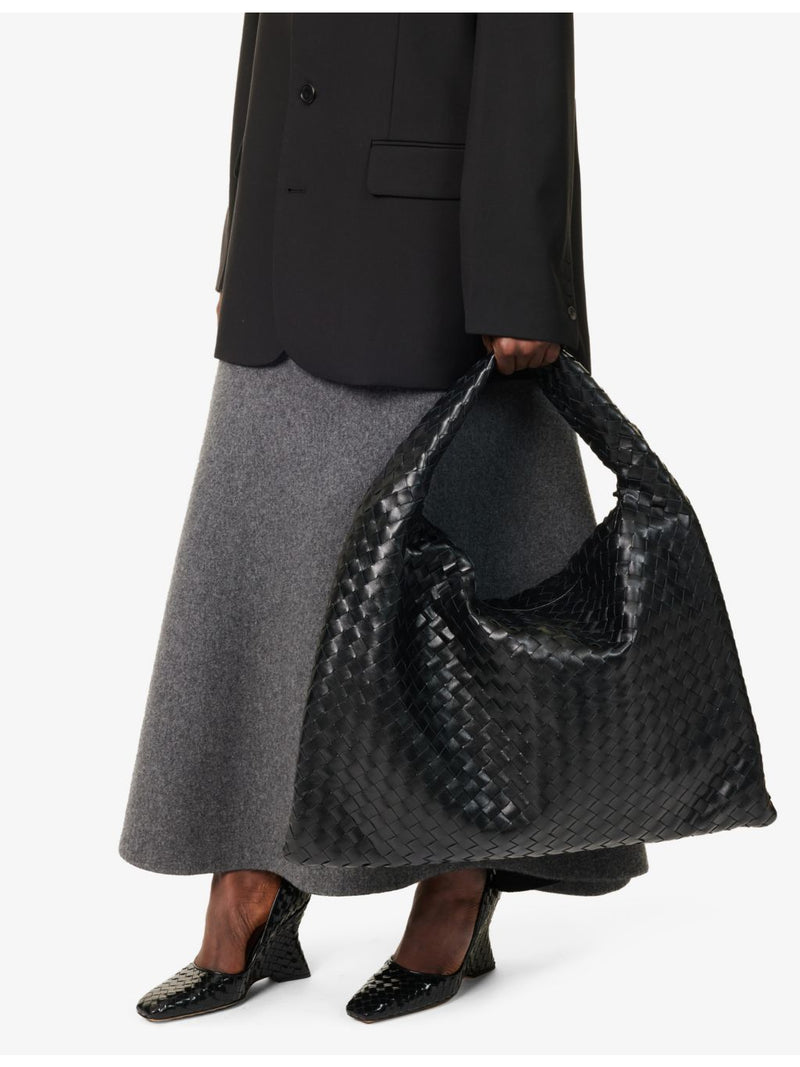 Bottega Veneta Hop large leather shoulder bag, imported from the UK