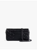 Zadig Voltaire Rock XL leather clutch bag, imported from the UK