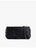 Zadig Voltaire Rock XL leather clutch bag, imported from the UK