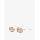 Giorgio Armani oval titanium sunglasses AR6161T, UK version