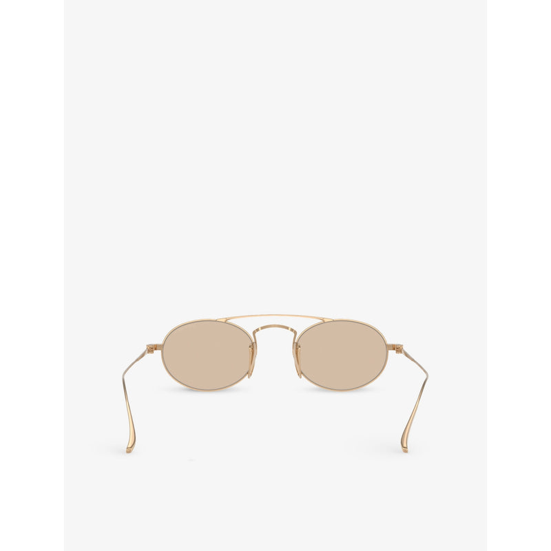 Giorgio Armani oval titanium sunglasses AR6161T, UK version