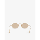 Giorgio Armani oval titanium sunglasses AR6161T, UK version