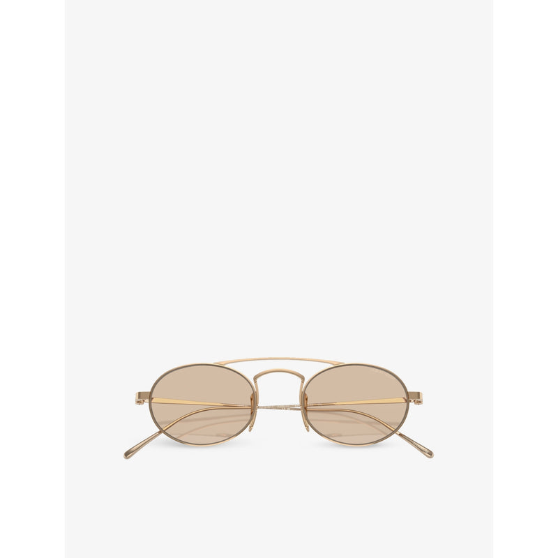 Giorgio Armani oval titanium sunglasses AR6161T, UK version