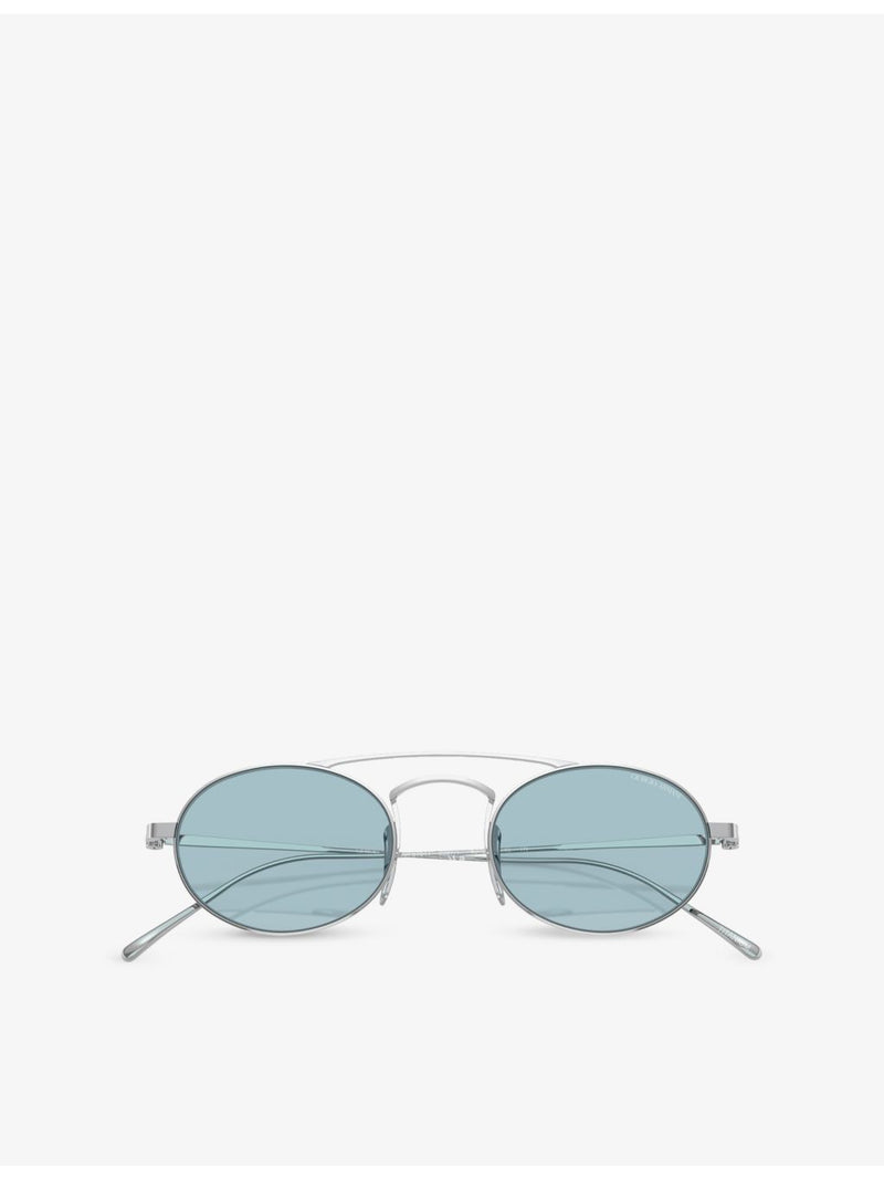 Giorgio Armani oval titanium sunglasses AR6161T, UK version