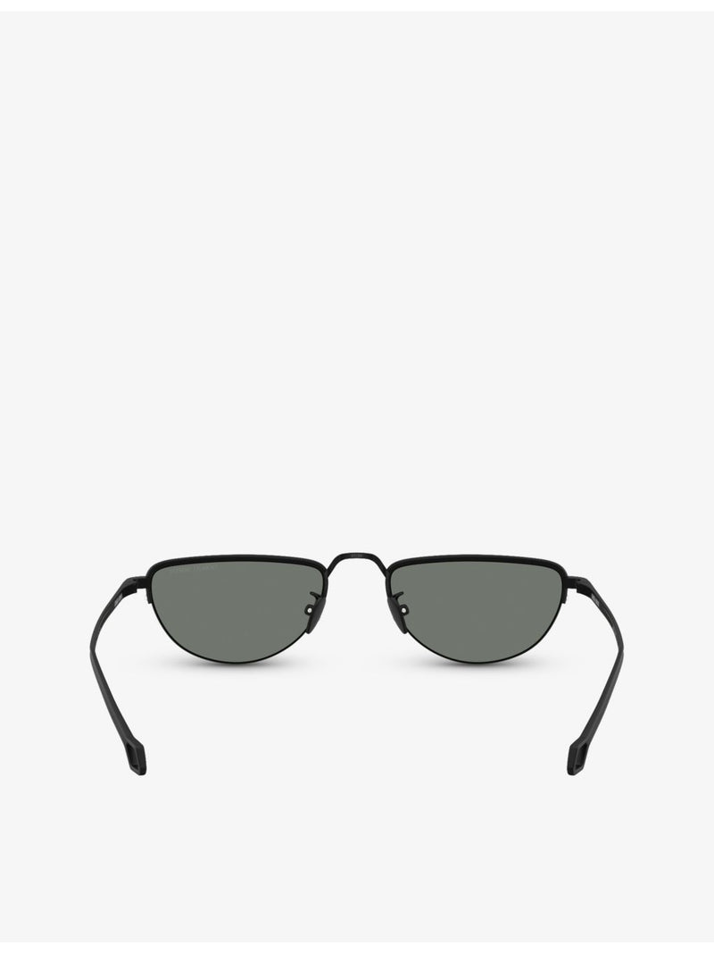 Giorgio Armani butterfly metal sunglasses AR6166J, imported from the UK