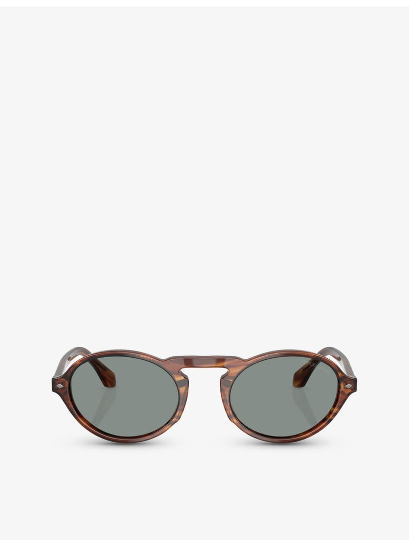 Giorgio Armani AR8219U oval acetate sunglasses (British brand)