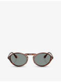 Giorgio Armani AR8219U oval acetate sunglasses (British brand)