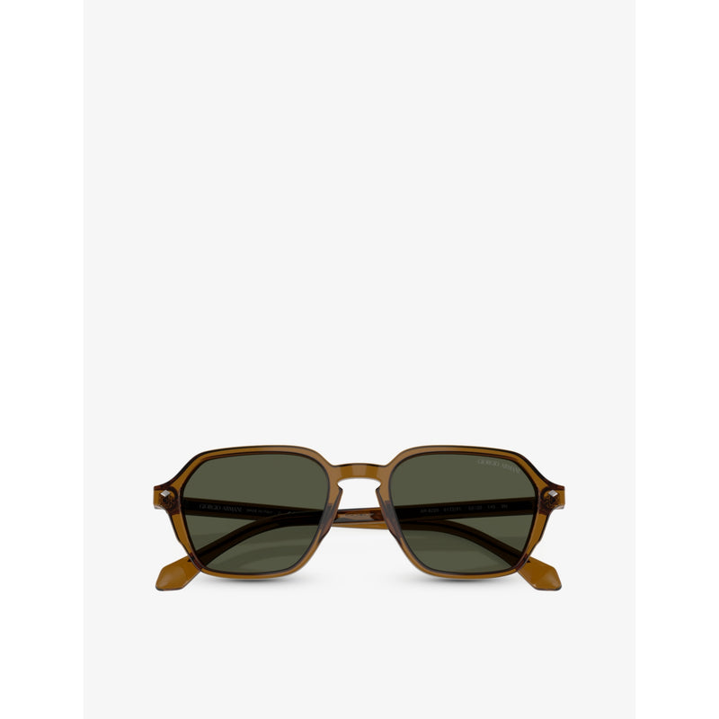 Giorgio Armani square acetate sunglasses AR8220, UK version